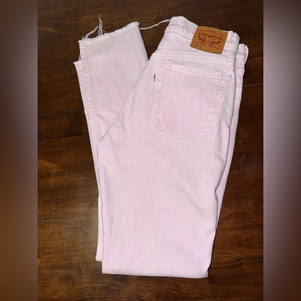 Rare Pink Women's 501 Levi’s Jeans
